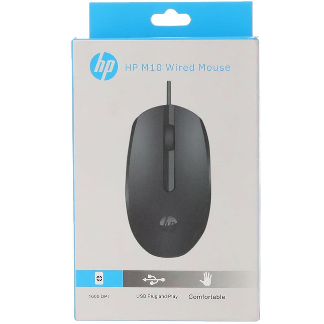 HP USB Mouse M10 Black - 6CB80PA - Brainy