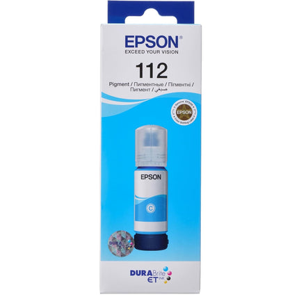 INK CART EPSON 112 Cyan for L6580, L6570, L6550, L6490, L15160, L15150, L11160 – 70ml - C13T06C24A - Brainy