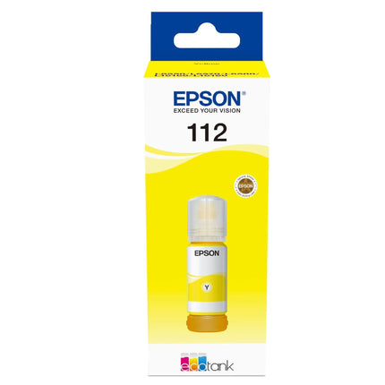 INK CART EPSON  112 Yellow for L6580, L6570, L6550, L6490, L15160, L15150, L11160 – 70ml - C13T06C44A - Brainy