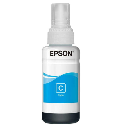 INK CART EPSON T6642 Cyan for L100, L110, L120, L1300, L1455, L200, L210, L220, L300, L3050, L3060, L3070, L310, L355, L365, L382, L386, L455, L486, L550, L565, L605, L655 - 70ml - C13T66424A - Brainy