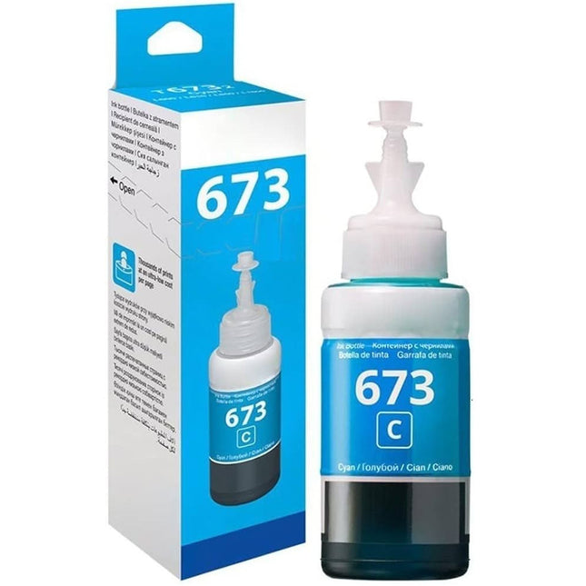 INK CART EPSON T6732 Cyan for L800, L805, L810, L850, L1800 - 70ml - C13T67324A - Brainy