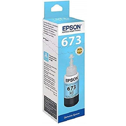 INK CART EPSON T6735 Light Cyan for L800, L805, L810, L850, L1800 - 70ml - C13T673598 - Brainy
