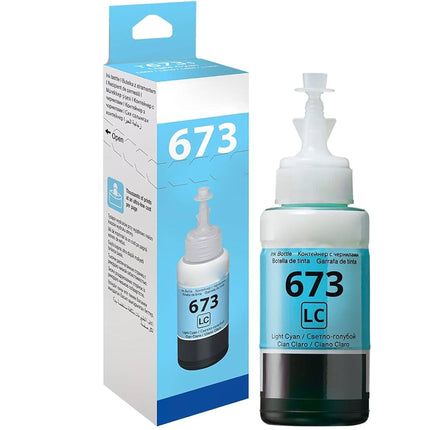 INK CART EPSON T6735 Light Cyan for L800, L805, L810, L850, L1800 - 70ml - C13T673598 - Brainy