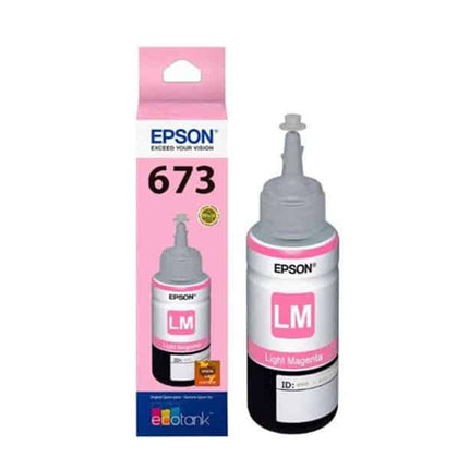 INK CART EPSON T6736 Light Magenta for L800, L805, L810, L850, L1800 - 70ml - C13T673698 - Brainy