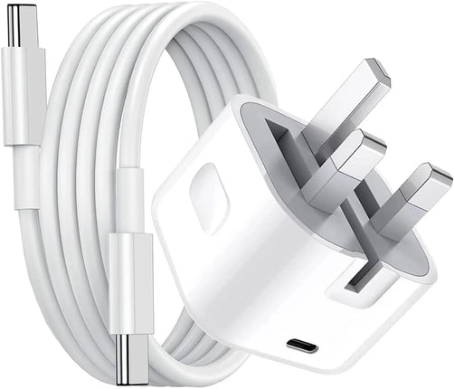 Original Apple 35W USB-C Fast Charger for iPhone 17, iPhone 17 Pro & iPhone 17 Pro Max + 2m usb c to c cable , 6 months warranty