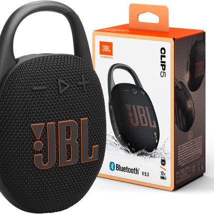 Black JBL Clip 5 speaker