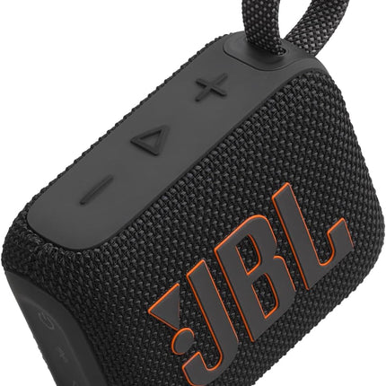 JBL GO4 Black Portable Bluetooth Speaker, 1 year warranty