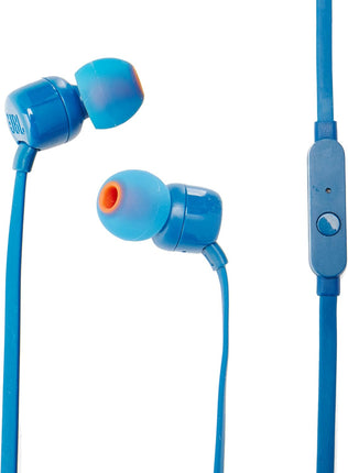 JBL T110 Blue Wired in ear headphones