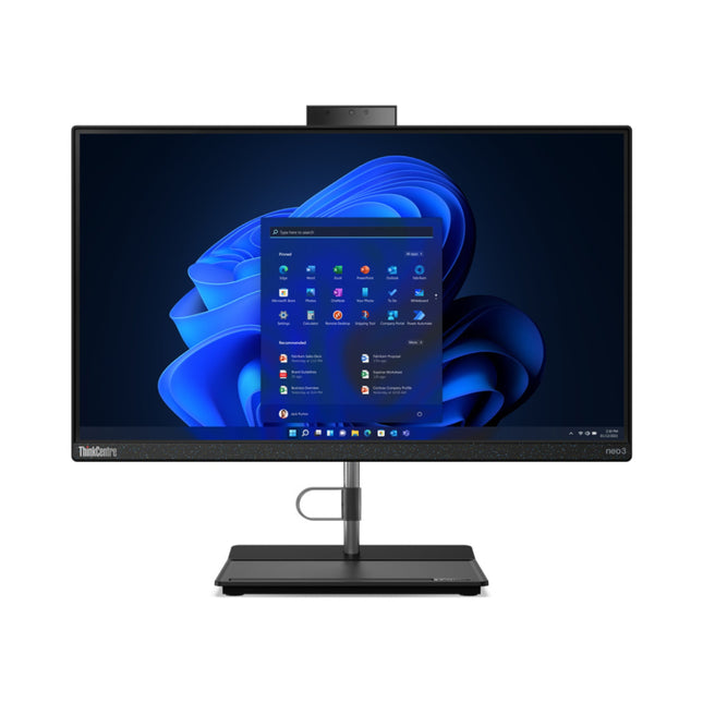 Lenovo ThinkCentre neo 30a 24, Intel Core i3 1220P, 4GB DDR4 3200 , 256GB SSD M.2 2280 PCIe 23.8" FHD Desktop - Brainy