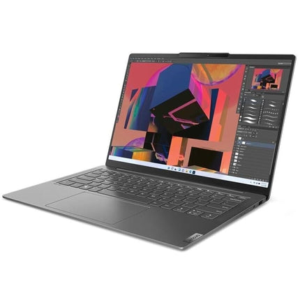 Lenovo Yoga Slim 6 14IAP8, Intel Core i7 1260P, 16GB LPDDR5 4800 , 512GB SSD M.2 2242 PCIe 4.0x4 NVMe 14" Laptop - Brainy