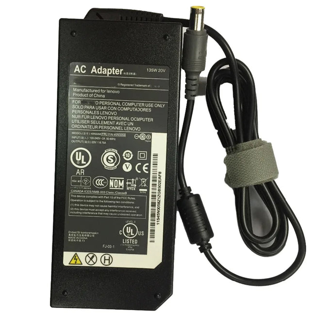 Original Lenovo 20V 6.75A 135W Big Pin Charger