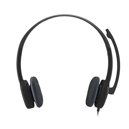 Logitech H151 Stereo Headset - Black (3.5mm Jack) - Brainy