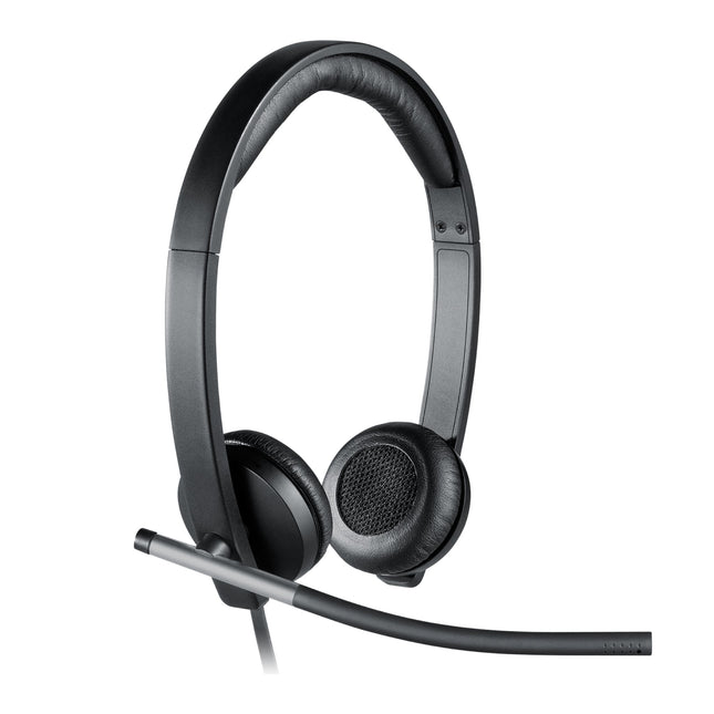 Logitech H650e Business USB Headset with Noise Cancelling Mic - 981 - 000519 - Brainy