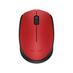 Logitech M171 Wireless Mouse - Red - Brainy