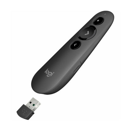 Logitech R500s Laser Presentation Remote - Graphite - 910 - 005843 - Brainy