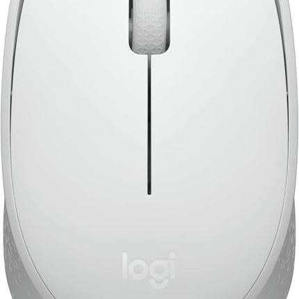 Compact White Wireless Mouse Logitech