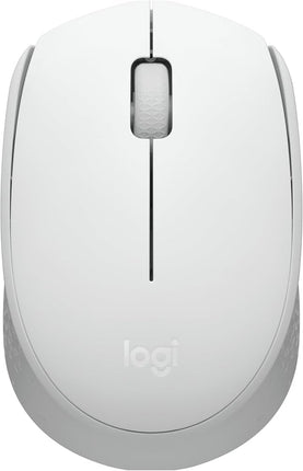 Compact White Wireless Mouse Logitech