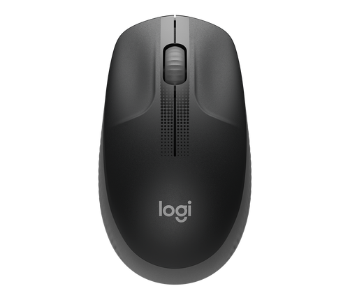 Sleek Charcoal Logitech M190 Mouse