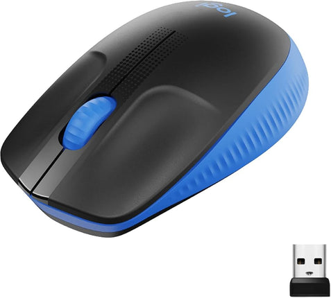 Logitech M191 ergonomic mouse blue