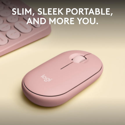 Pebble 2 Bluetooth Mouse Rose
