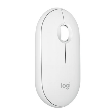 Bluetooth Mouse  Logitech Original M350S Pebble 2   Tonal white