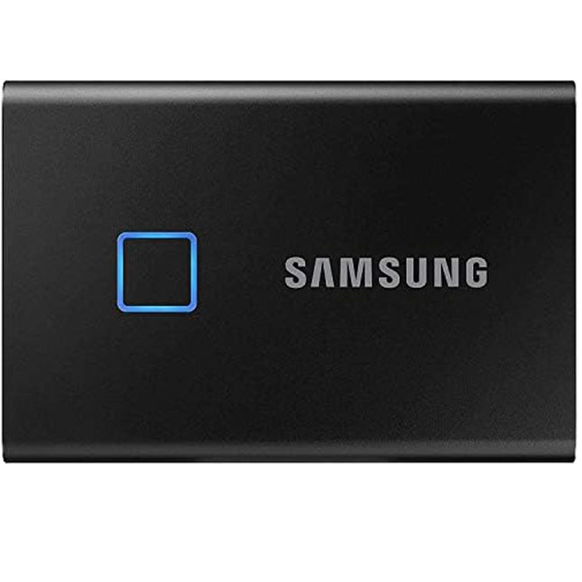 Samsung T7 Touch Portable External SSD 2TB with Fingerprint Security - Black - MU - PC2T0K/WW - Brainy