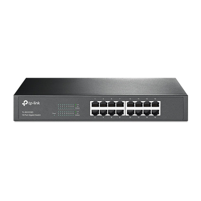 TP - Link 16 - Port 10/100/1000Mbps Gigabit Desktop/Rackmount Switch - TL - SG1016D - Brainy