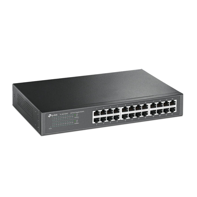 TP - Link 24 - Port 10/100/1000Mbps Gigabit Desktop Rackmount Switch - TL - SG1024D - Brainy