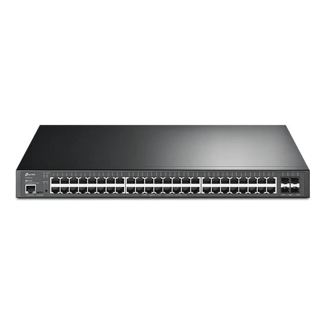 TP - Link 48 - Port 10/100/1000Mbps JetStream Gigabit L2+ Managed Switch with 48 - Port PoE+ and 4 - Port 10GE SFP+ Slots - TL - SG3452XP - Brainy
