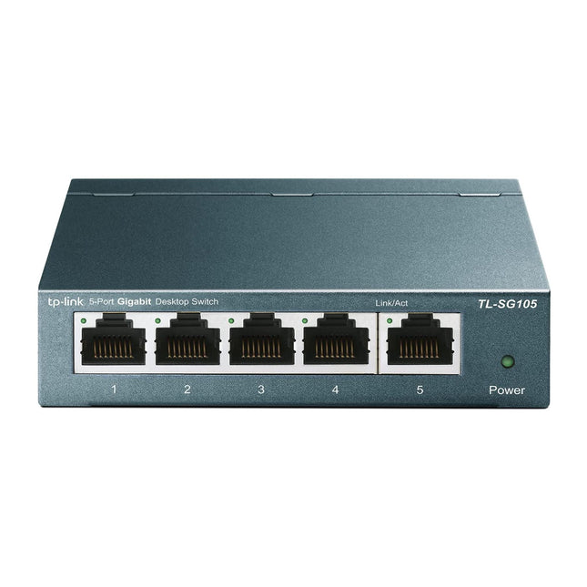 TP - Link 5 - Port 10/100/1000Mbps Gigabit Desktop Switch - TL - SG105 - Brainy