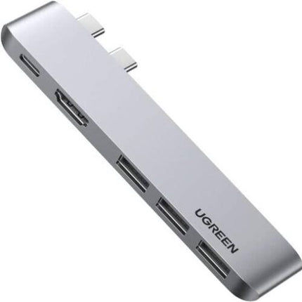 UGREEN CM251 USB Type C Mac hub with HDMI 4K UHD, 3 USB A 3.0 ports and fast 100W PD charging