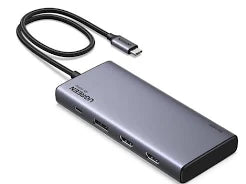 UGREEN CM639 USB Type C 8 in 1 Docking Station with Dual HDMI, DisplayPort, USB 3.2 Gen 2 and 100W Power Delivery