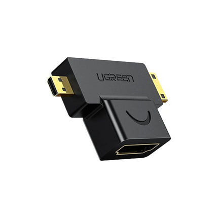 UGREEN Micro HDMI Male + Mini HDMI Male to HDMI Female Adapter - HD129 - Brainy