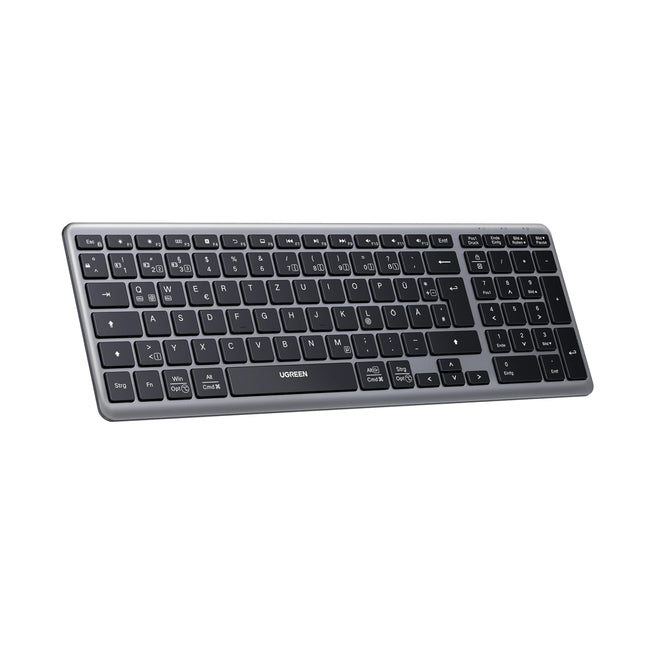 UGREEN Ultra Slim Wireless & Bluetooth Rechargeable Keyboard - KU005 - Brainy