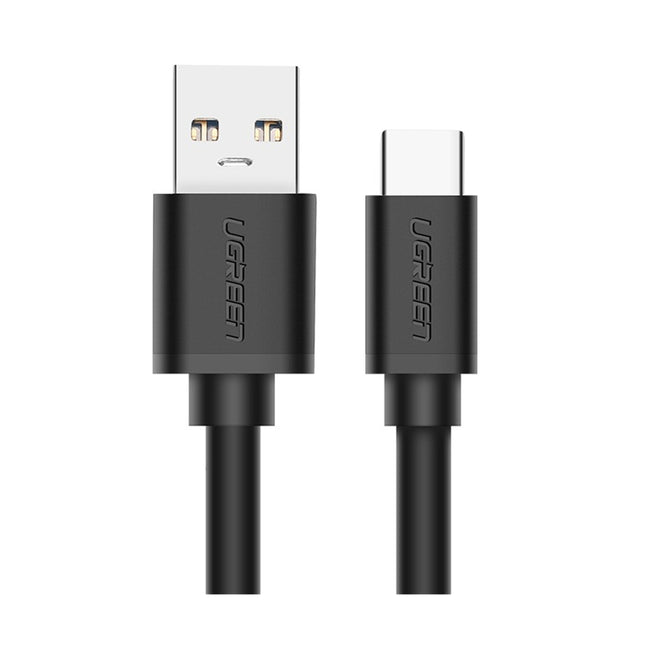 UGREEN USB 3.0 A Male to Type C Male Cable Nickel Plating 2m (Black) - US287 - Brainy