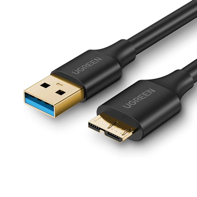 UGREEN USB - A 3.0 to Micro USB 3.0 Male Cable 0.5m Black - US130 - Brainy