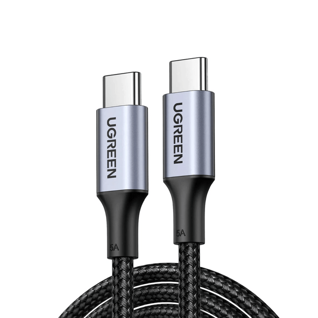 UGREEN USB - C 3.1 Gen2 Male To Male 5A Data Cable (100W, 4K@60Hz) 1m - US355 - Brainy