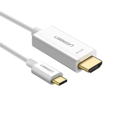 UGREEN USB - C Male to HDMI Male Cable 1.5m - White - MM121 - Brainy