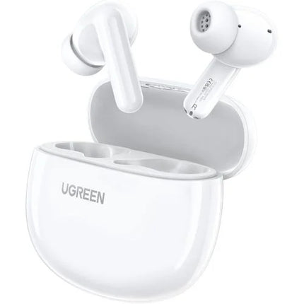 UGREEN WS207 HiTune P3 True Wireless Earbuds White with Bluetooth connectivity and charging case