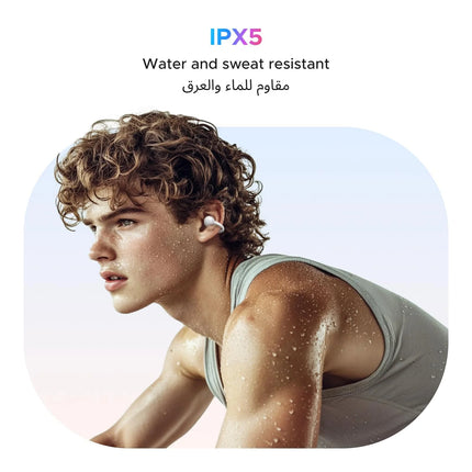 UGREEN WS208 ClipBuds Magic wireless earbuds with charging case for work, travel, fitness and daily use