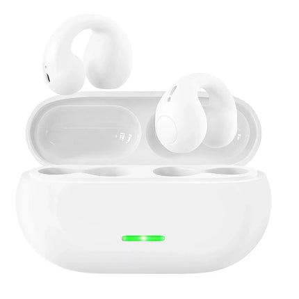 UGREEN WS209 lightweight open ear Bluetooth earbuds in white compatible with iPhone, Android and laptops