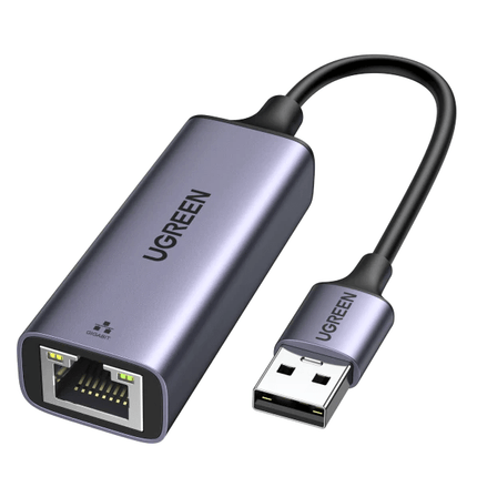 UGREEN CM209 USB 3.0 to Ethernet Converter with RJ45 LAN port for high-speed wired networking