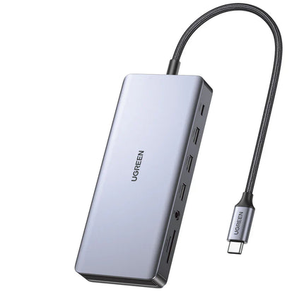 UGREEN CM681 Multifunction USB-C Docking Station compatible with MacBook, Windows laptops and USB-C devices with 13-in-1 connectivity