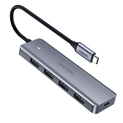 UGREEN USB-C to USB 3.0 4-Port Hub compatible with MacBook, Windows laptops and USB-C devices