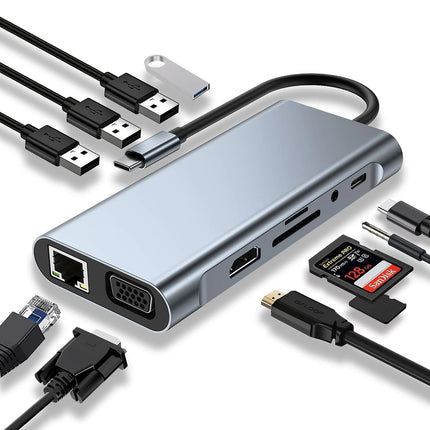 USB Type - c 11 in 1 converter - Brainy