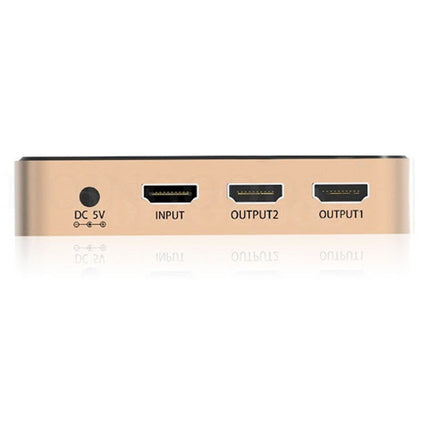 Vention 1 In 2 Out HDMI Splitter Gold - Brainy