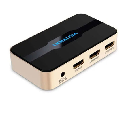 Vention 1 In 2 Out HDMI Splitter Gold - Brainy