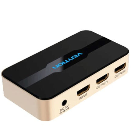 Vention 1 In 2 Out HDMI Splitter Gold - Brainy