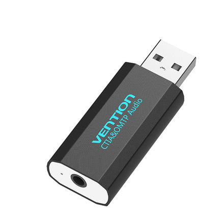 Vention 4 Pole USB External Sound Card Black - Brainy