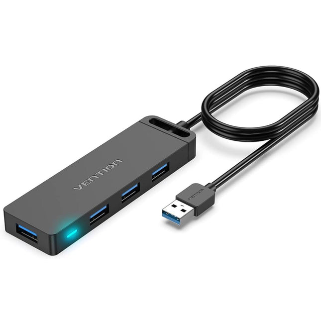 Vention 4 PORTS USB3.0 HUB 0.15M Black - Brainy